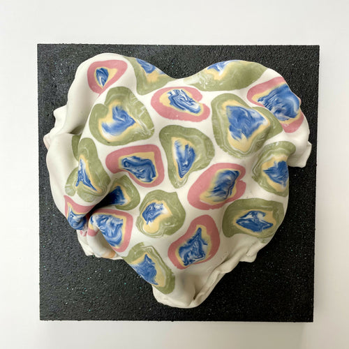 Bas relief tableau collection Cœur porcelaine Nériage 4 | EMPREINTES Paris - EMPREINTES Paris