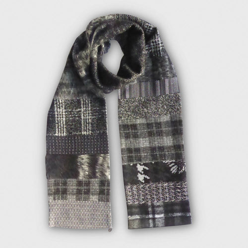 Écharpe hivernale XL camaïeu gris | EMPREINTES Paris - EMPREINTES Paris