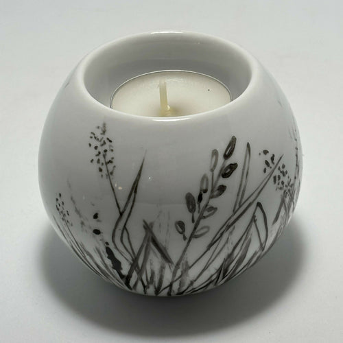 Bougeoir boule HERBES ET FLEURS CHAMPETRES 3 | EMPREINTES Paris - EMPREINTES Paris