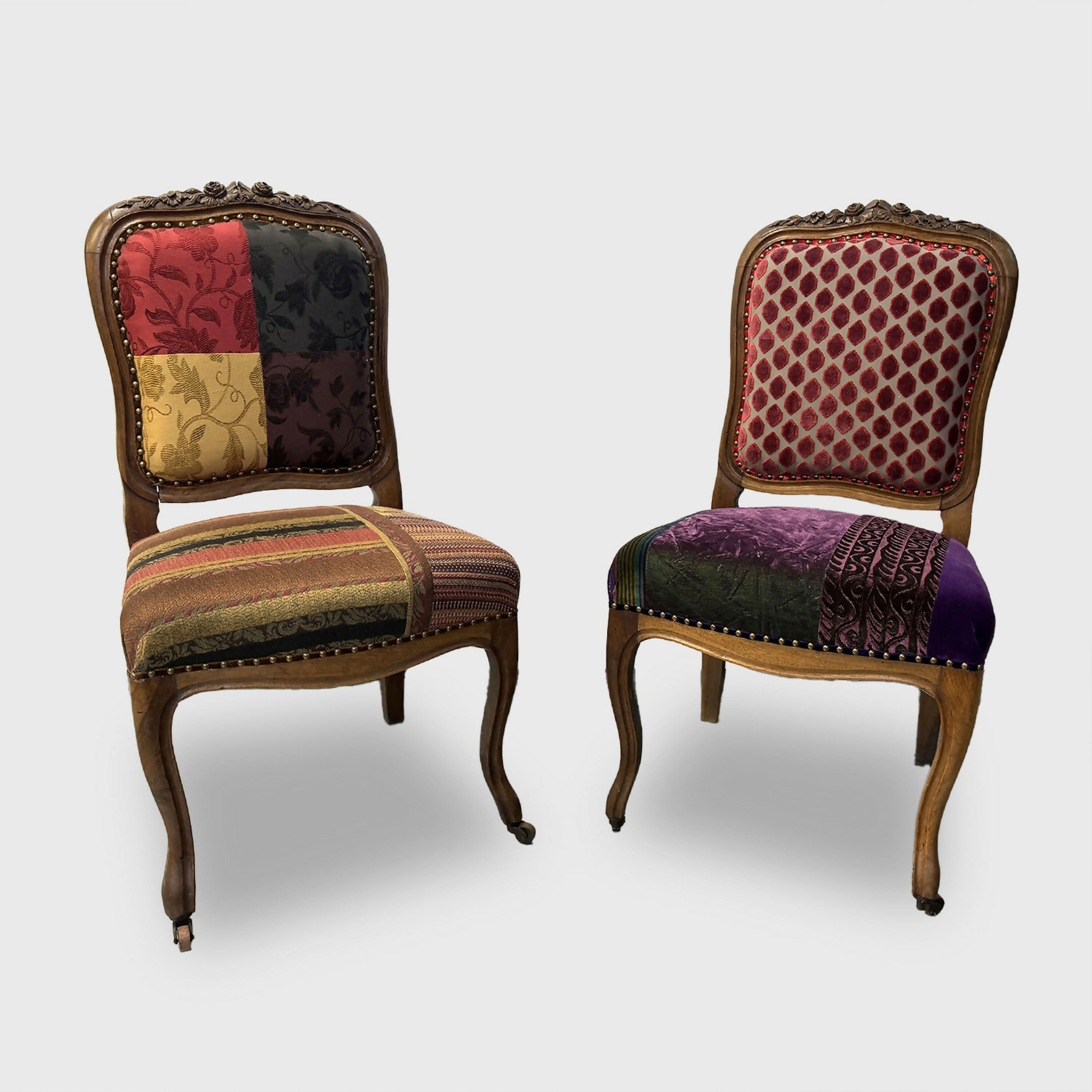 paire_de_chaises_art_nouveau_style_louis_xv_creation_patchwork_unique_atelier_frederic_moulin copie | EMPREINTES Paris