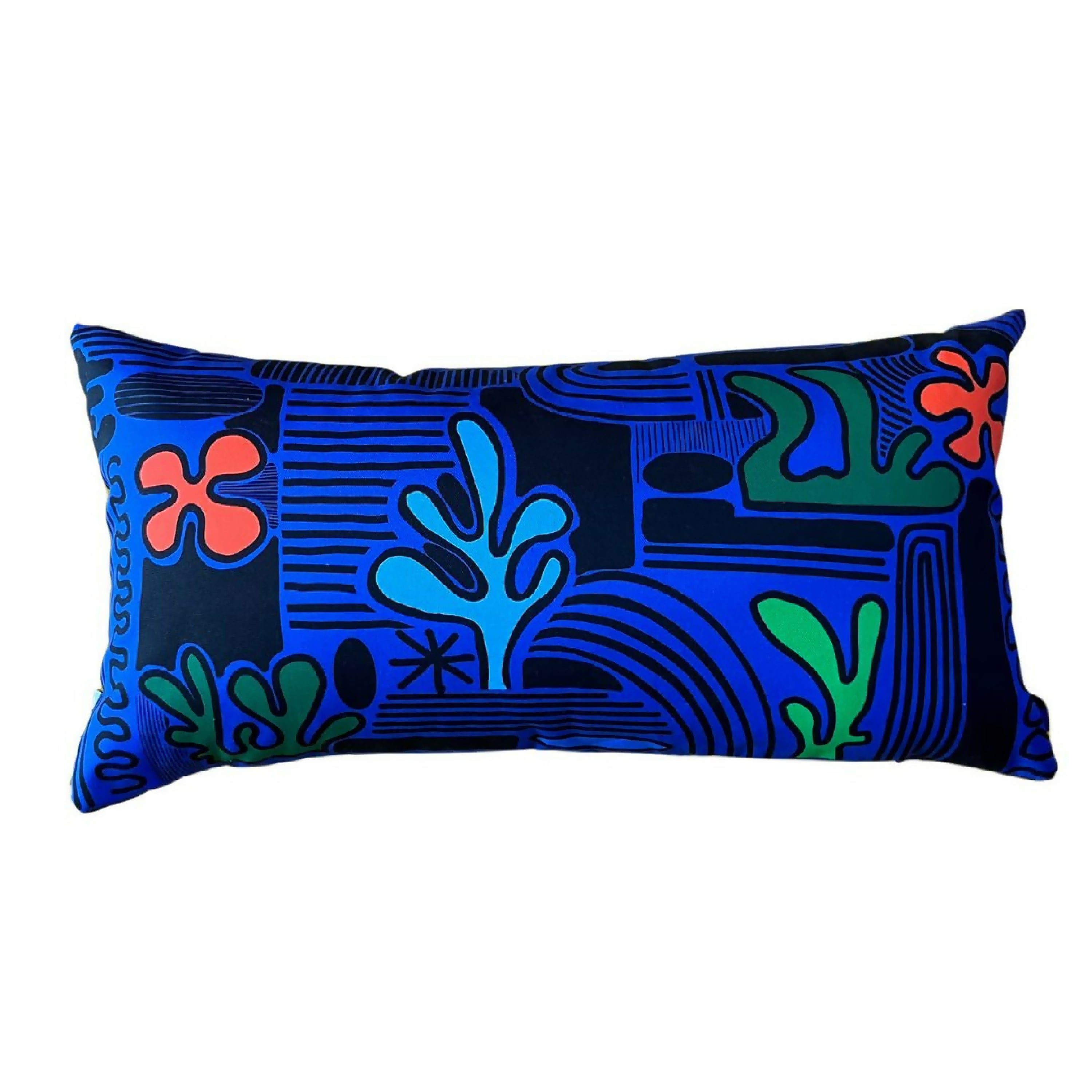 Coussin Jules & Juliette bleu | EMPREINTES Paris