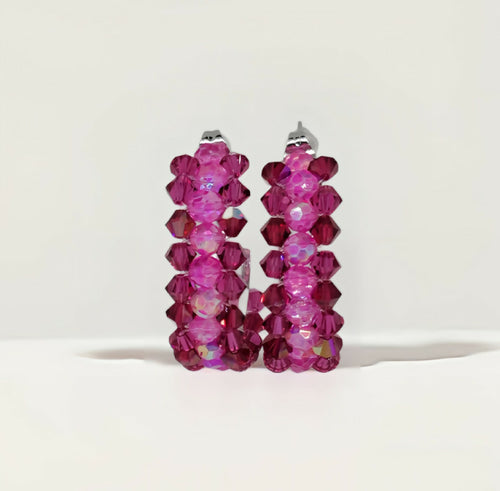 boucles_doreilles_creoles_cristal_refractions_en_chaines_rec_bijoux | EMPREINTES Paris - EMPREINTES Paris