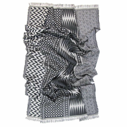 echarpe_maxi_laine_soie_noir_farine_planetarium_sophie_guyot_soieries copie | EMPREINTES Paris - EMPREINTES Paris