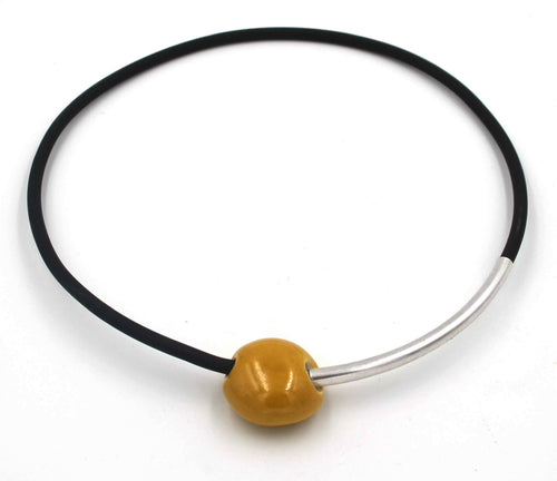 Collier sakura jaune | EMPREINTES Paris - EMPREINTES Paris