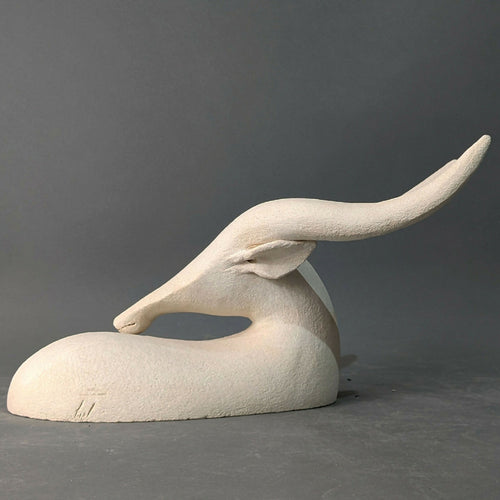 Sculpture Murale Gazelle Blanche | EMPREINTES Paris - EMPREINTES Paris