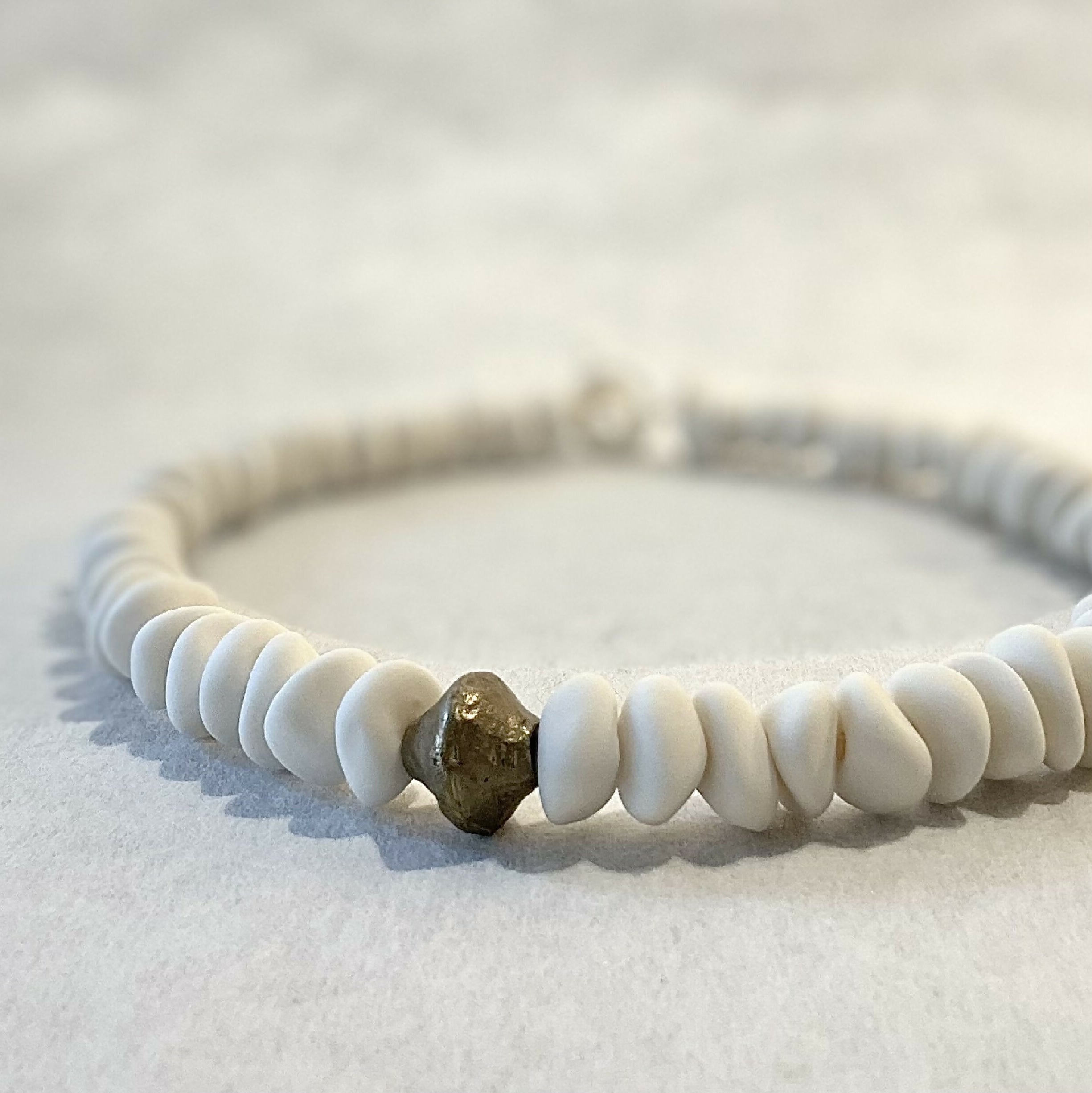 Collier - Petit Poucet et sa perle en bronze | EMPREINTES Paris