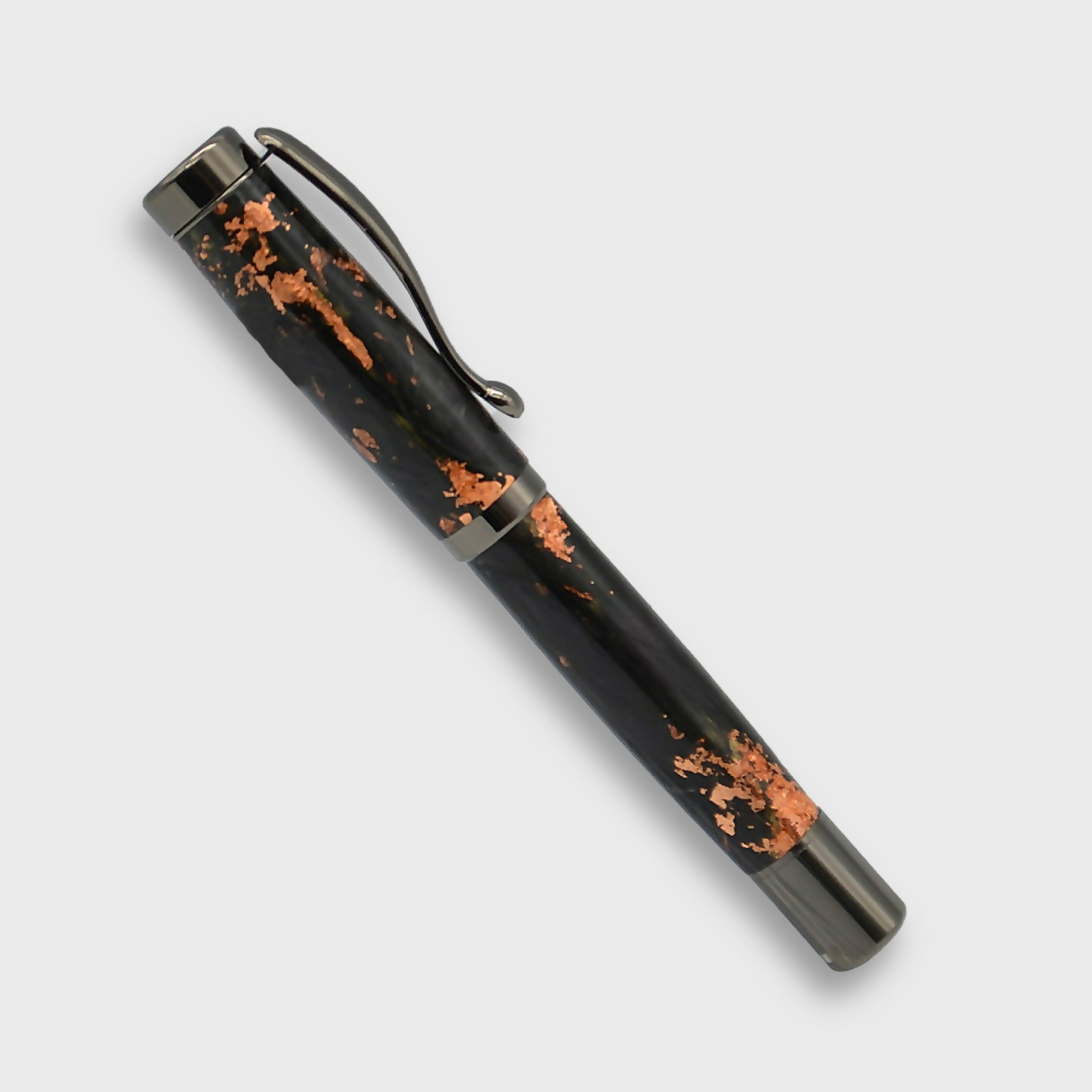 Stylo Roller carbone et cuivre G142 | EMPREINTES Paris