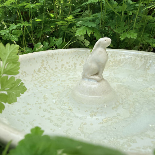 Bol à eau pour chat, lapin blanc | EMPREINTES Paris - EMPREINTES Paris