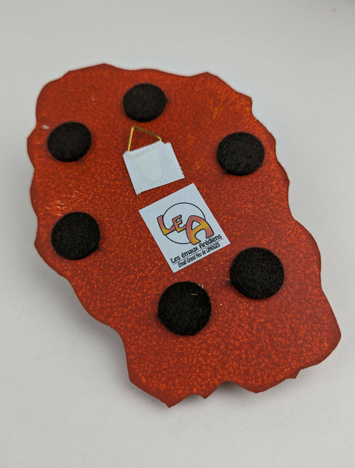 Voltige et Papillon 2 - pièce décorative en émail sur cuivre | EMPREINTES Paris - EMPREINTES Paris