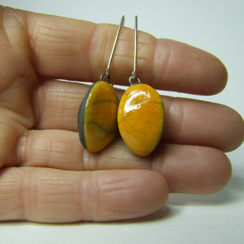 Boucles d'oreilles Lune jaune | EMPREINTES Paris - EMPREINTES Paris