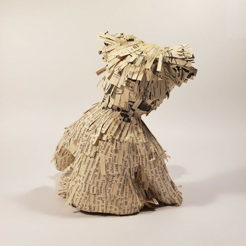 Sculpture papier Ourson assis | EMPREINTES Paris - EMPREINTES Paris