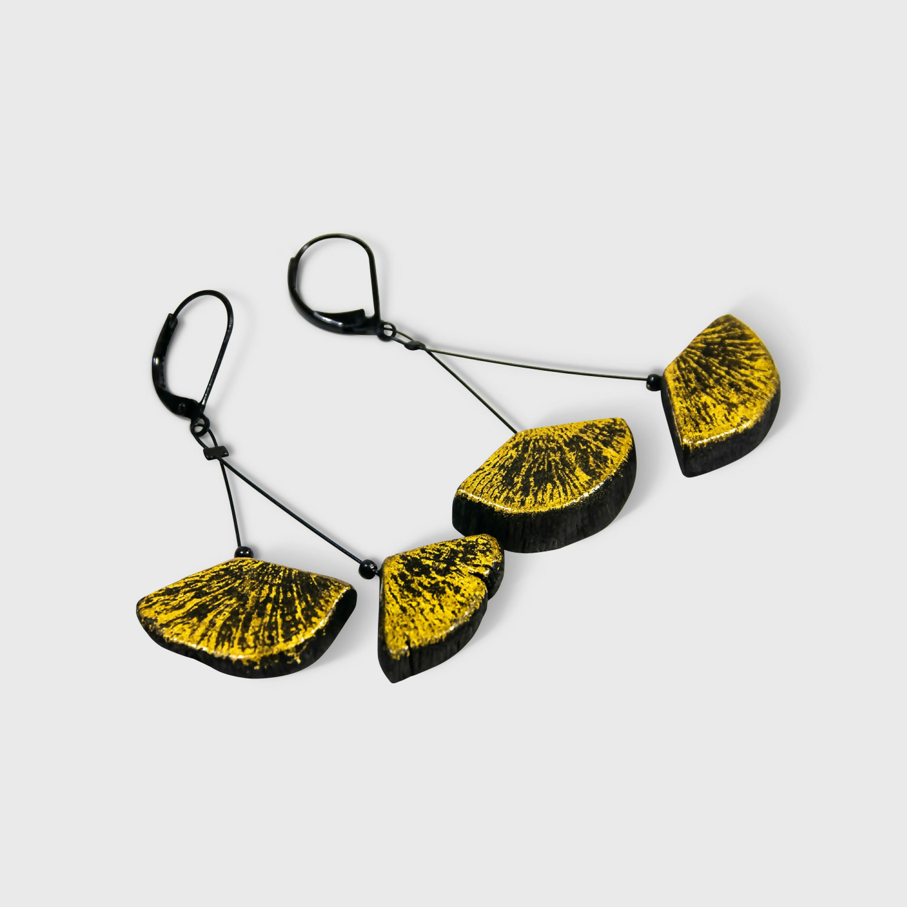 Boucles d’oreilles KURO-FULI-KIN-TENCHI-GINKO | EMPREINTES Paris