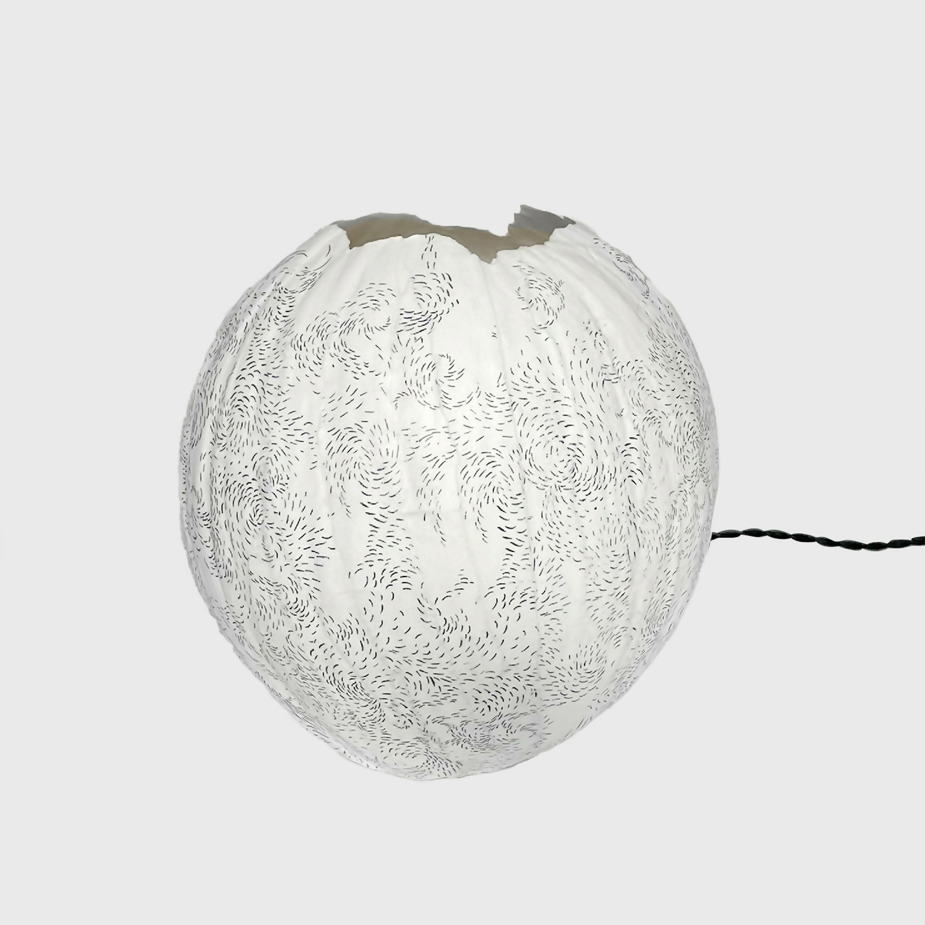 Lampe cocon dessin Bourasques | EMPREINTES Paris