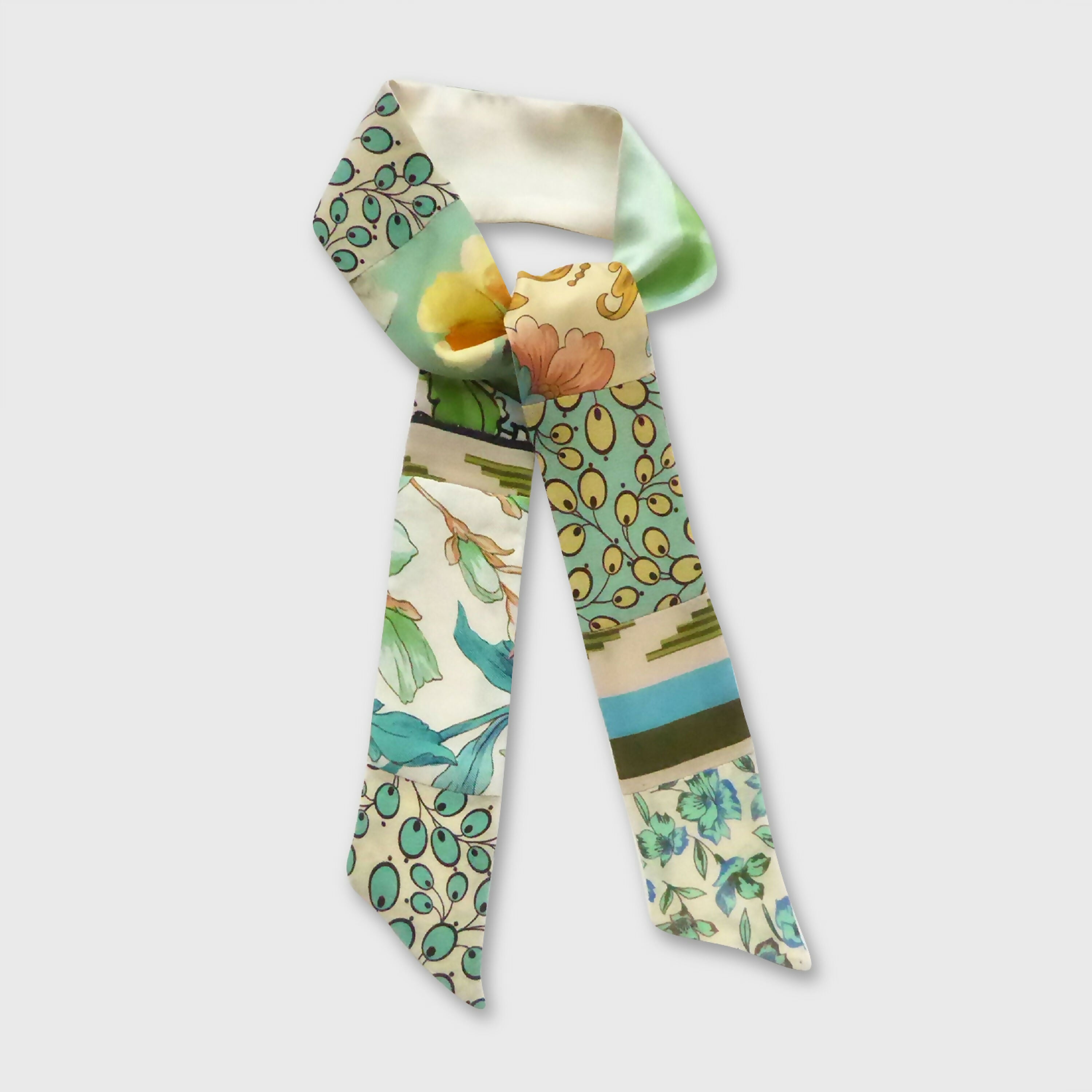 mini_bandeau_soie_mix_print_aqua_maya_hochman copie | EMPREINTES Paris