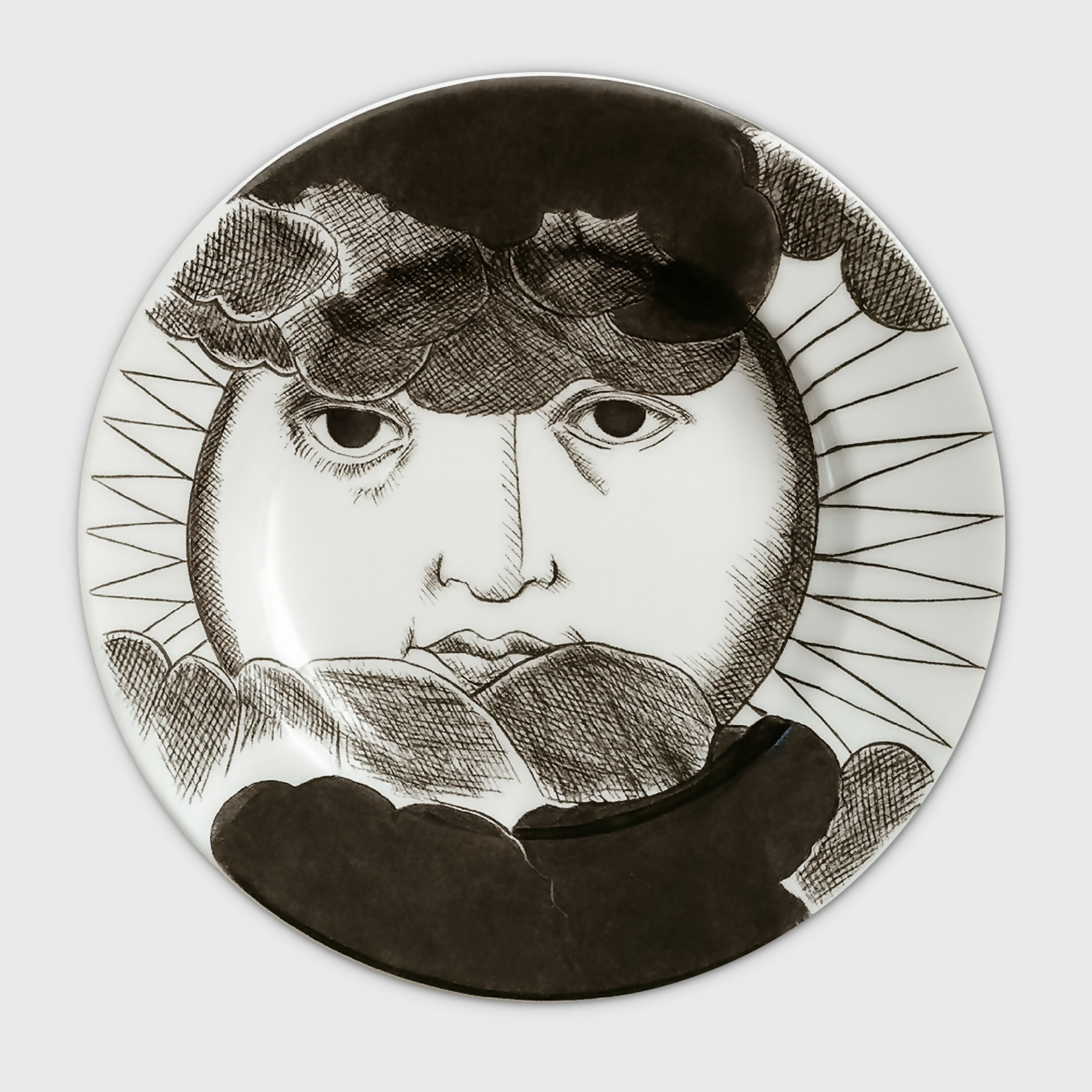 Assiette soleil et nuages | EMPREINTES Paris