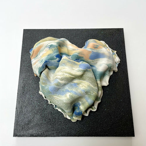 Bas relief tableau collection Cœur porcelaine Nériage 2 | EMPREINTES Paris - EMPREINTES Paris