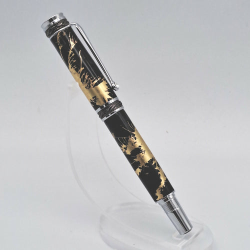 Stylo Plume H004 fibres de carbone et or | EMPREINTES Paris - EMPREINTES Paris