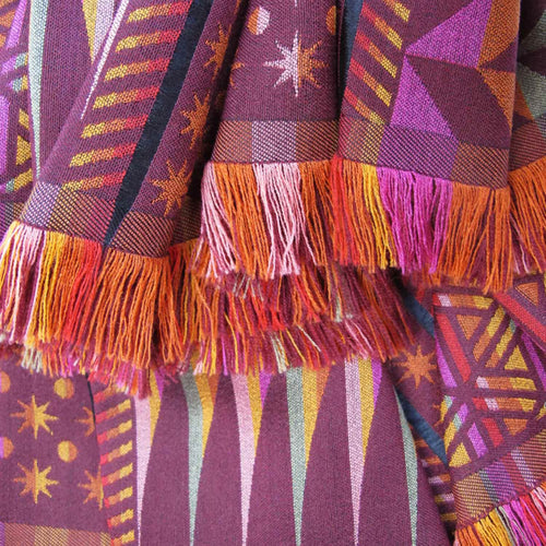 echarpe_maxi_laine_soie_multico_bourgogne_planetarium_sophie_guyot_soieries copie | EMPREINTES Paris - EMPREINTES Paris