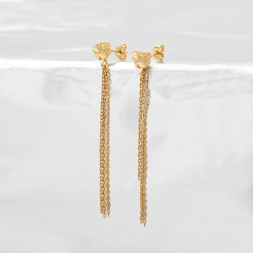 Boucles d’oreilles Galène chaines Or | EMPREINTES Paris - EMPREINTES Paris