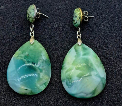 Boucles d'oreilles Jade de birmanie Jade de birmanie | EMPREINTES Paris - EMPREINTES Paris