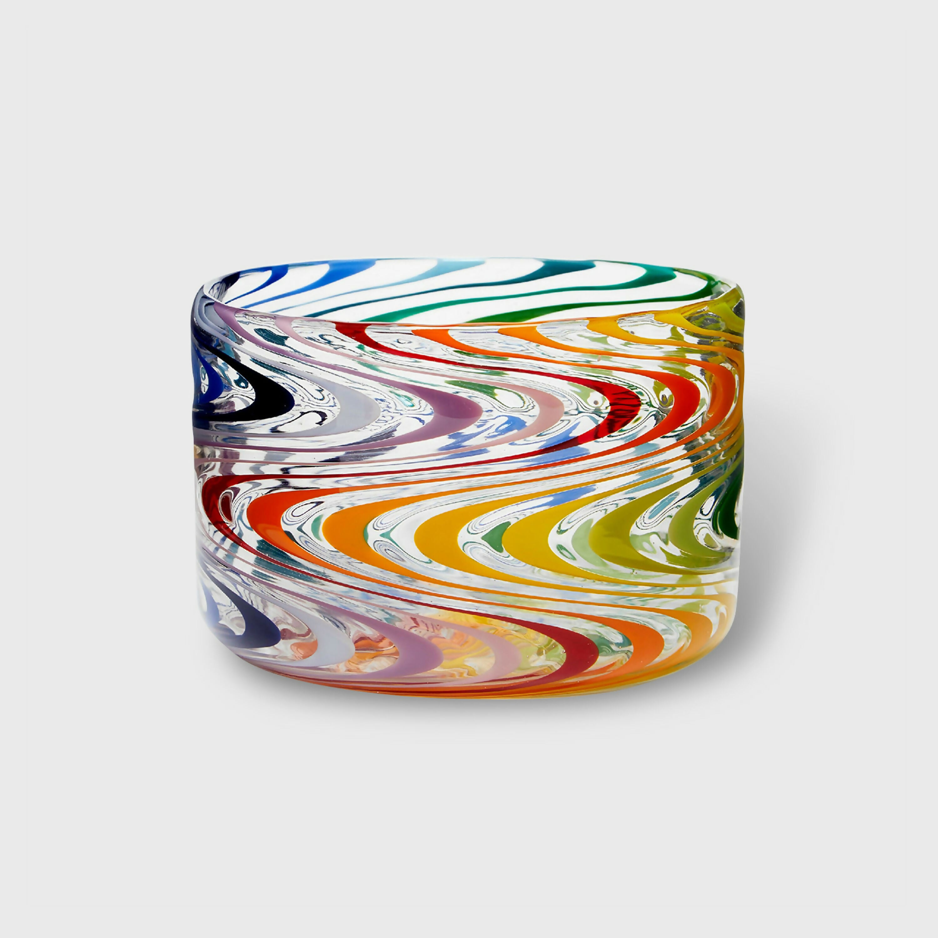 Bol filigrane multicolore wig wag - verrerie de gramat copie | EMPREINTES Paris