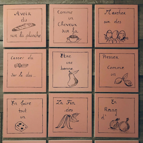 Carreau Illustré Être une bonne poire | EMPREINTES Paris - EMPREINTES Paris