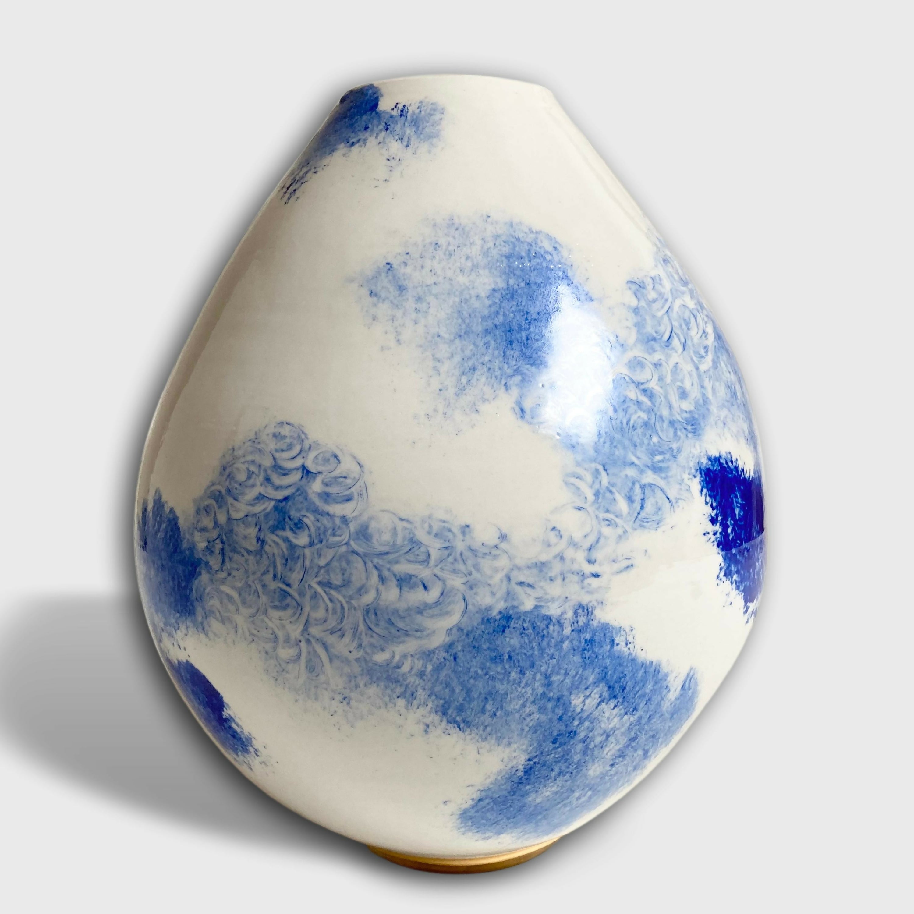 Vase Sérénité bleu Or | EMPREINTES Paris