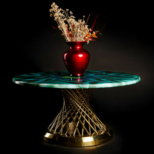 Table basse SOLEIL VERT | EMPREINTES Paris - EMPREINTES Paris