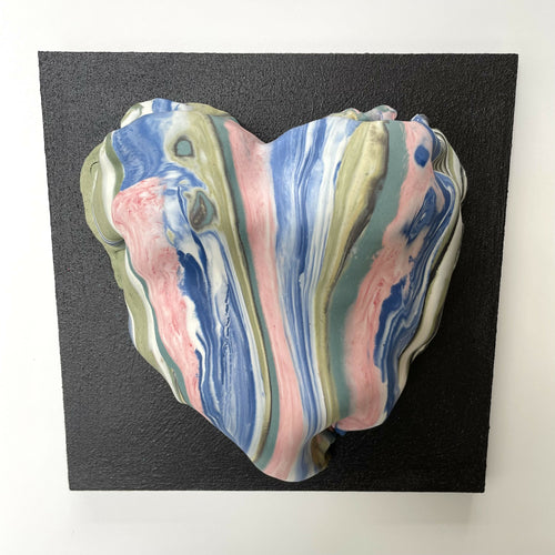 Bas relief tableau collection Cœur porcelaine Nériage 3 | EMPREINTES Paris - EMPREINTES Paris