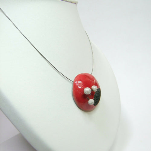 Collier Miro rouge | EMPREINTES Paris - EMPREINTES Paris