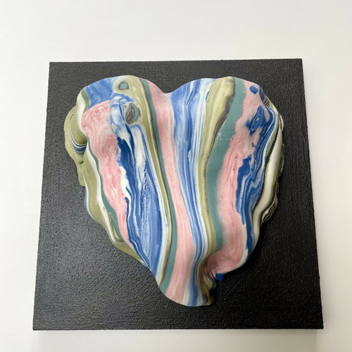 Bas relief tableau collection Cœur porcelaine Nériage 3 | EMPREINTES Paris - EMPREINTES Paris