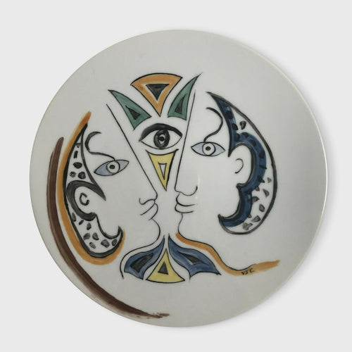 Assiette murale Deux profils | EMPREINTES Paris - EMPREINTES Paris