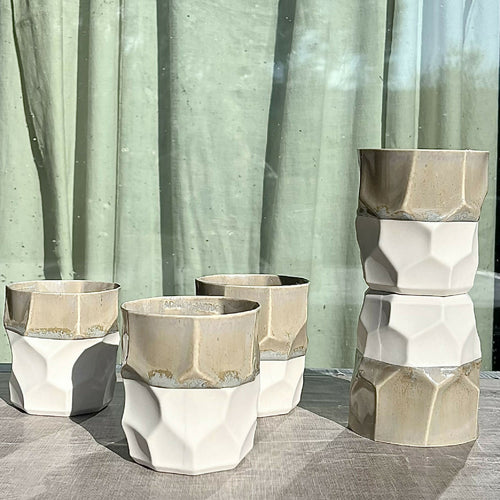 verre_facette_en_porcelaine_blanc_et_gris_cristallise_adrien_jarrige copie | EMPREINTES Paris - EMPREINTES Paris