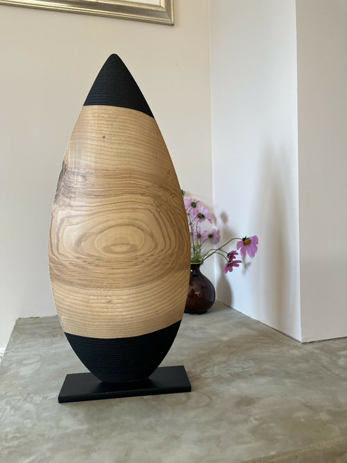 Sculpture Amande Noir Naturel | EMPREINTES Paris - EMPREINTES Paris