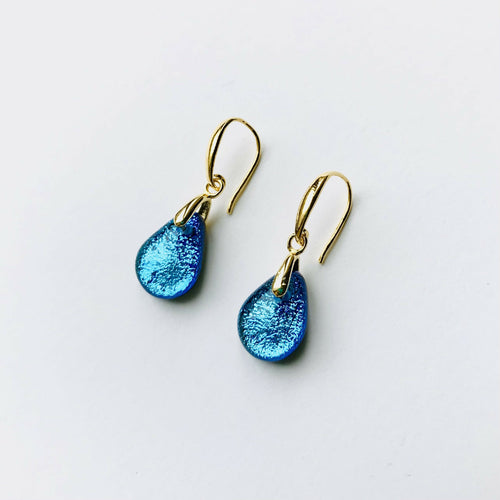 parure_perle_dichroique_cyan_mari_et_femme | EMPREINTES Paris - EMPREINTES Paris