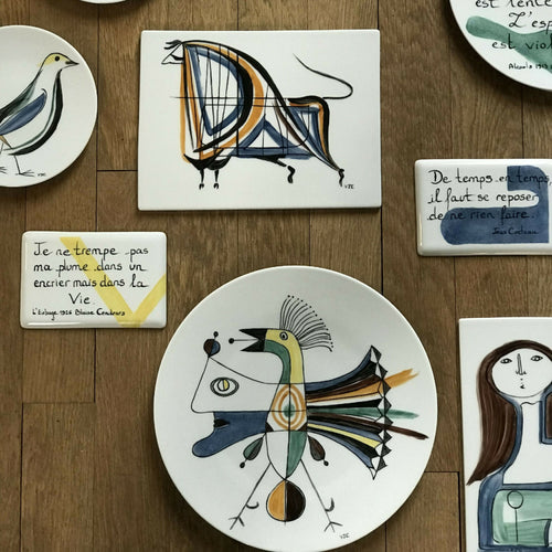 Carte de poésie Blaise Cendrars en Porcelaine | EMPREINTES Paris - EMPREINTES Paris