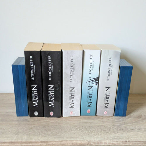 duo_de_serre_livres_avec_marqueterie_de_paille_bleue_jerome_ebenisterie | EMPREINTES Paris - EMPREINTES Paris