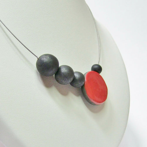 Collier décroissant rouge | EMPREINTES Paris - EMPREINTES Paris