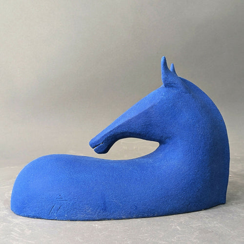 Sculpture Murale Cheval Blue | EMPREINTES Paris - EMPREINTES Paris