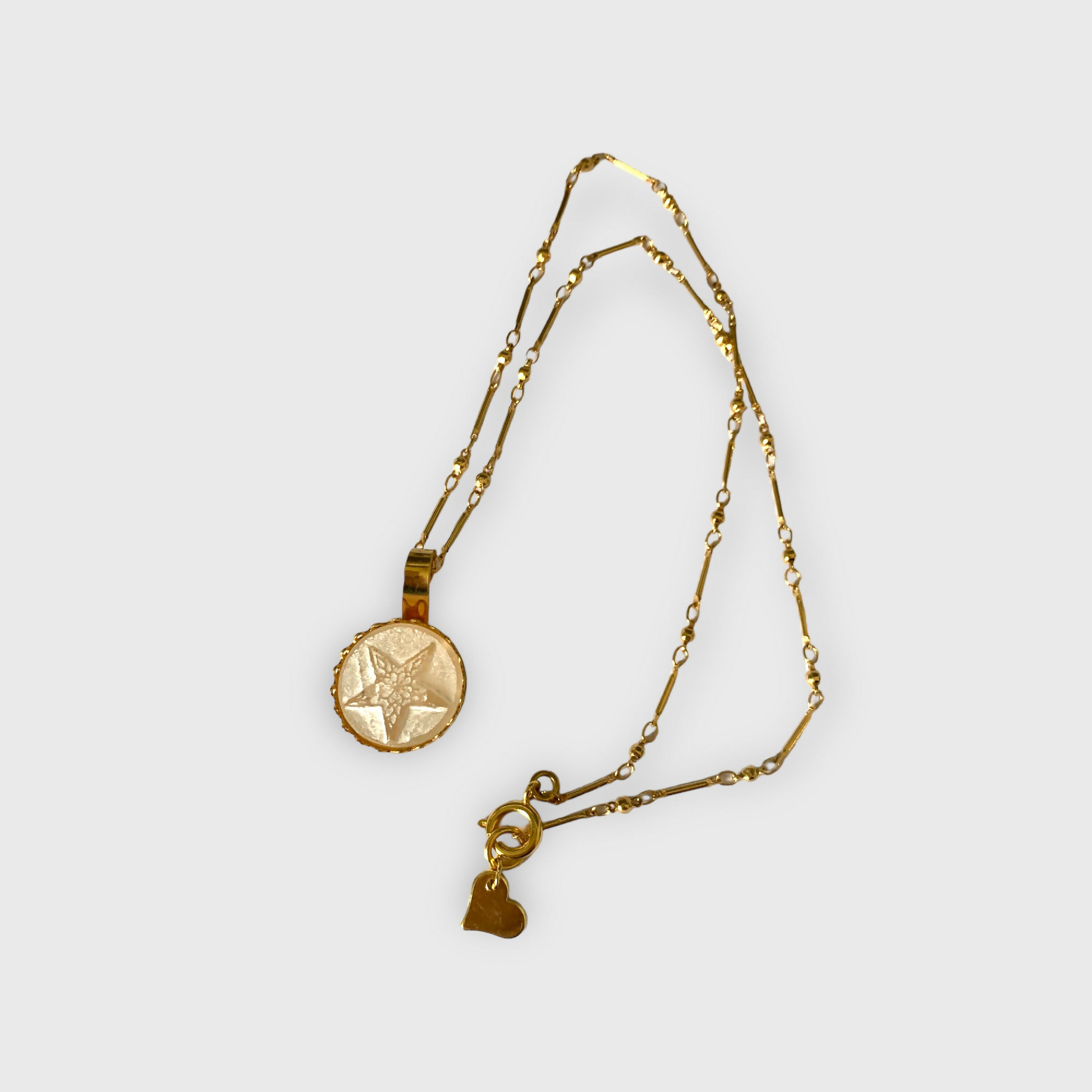 etoile, astre, reve, bijou symbolique, ethnique, romantique, amoureux, collier pour femme, art déco, art nouveau, idées cadeaux pour elle, saint Valentin, piece unique, bijoux doré, tour de cou, pate de verre, cristal | EMPREINTES Paris