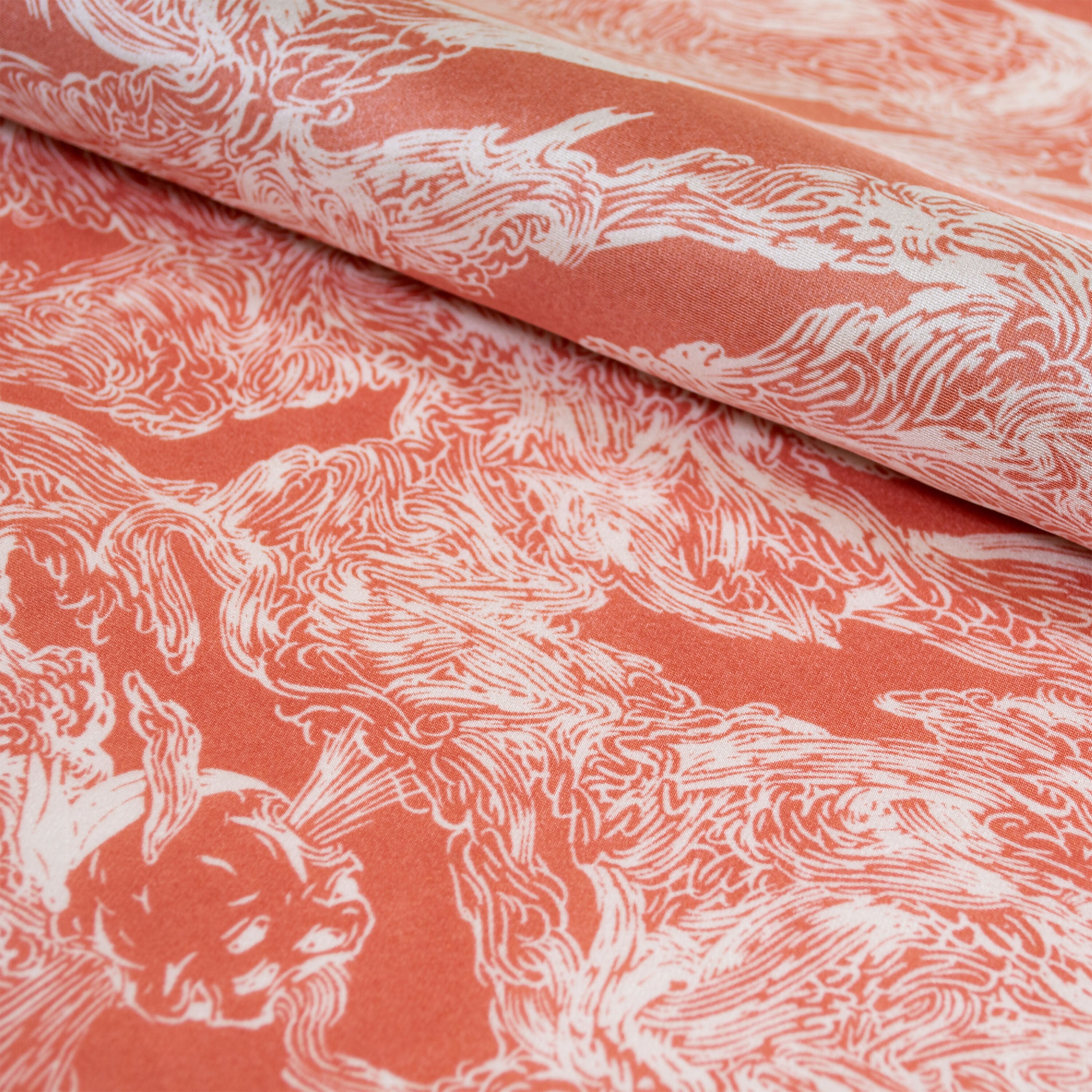 Bandana de Soie Mauvais Vents Rouge - prelude copie | EMPREINTES Paris