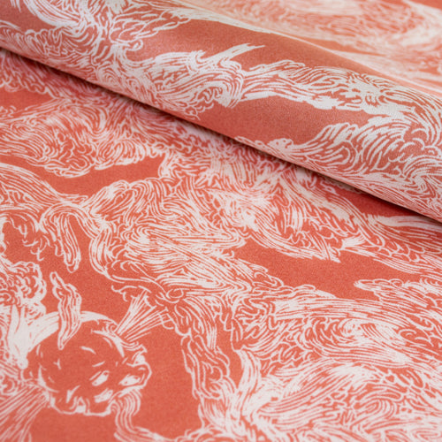 Bandana de Soie Mauvais Vents Rouge - prelude copie | EMPREINTES Paris - EMPREINTES Paris