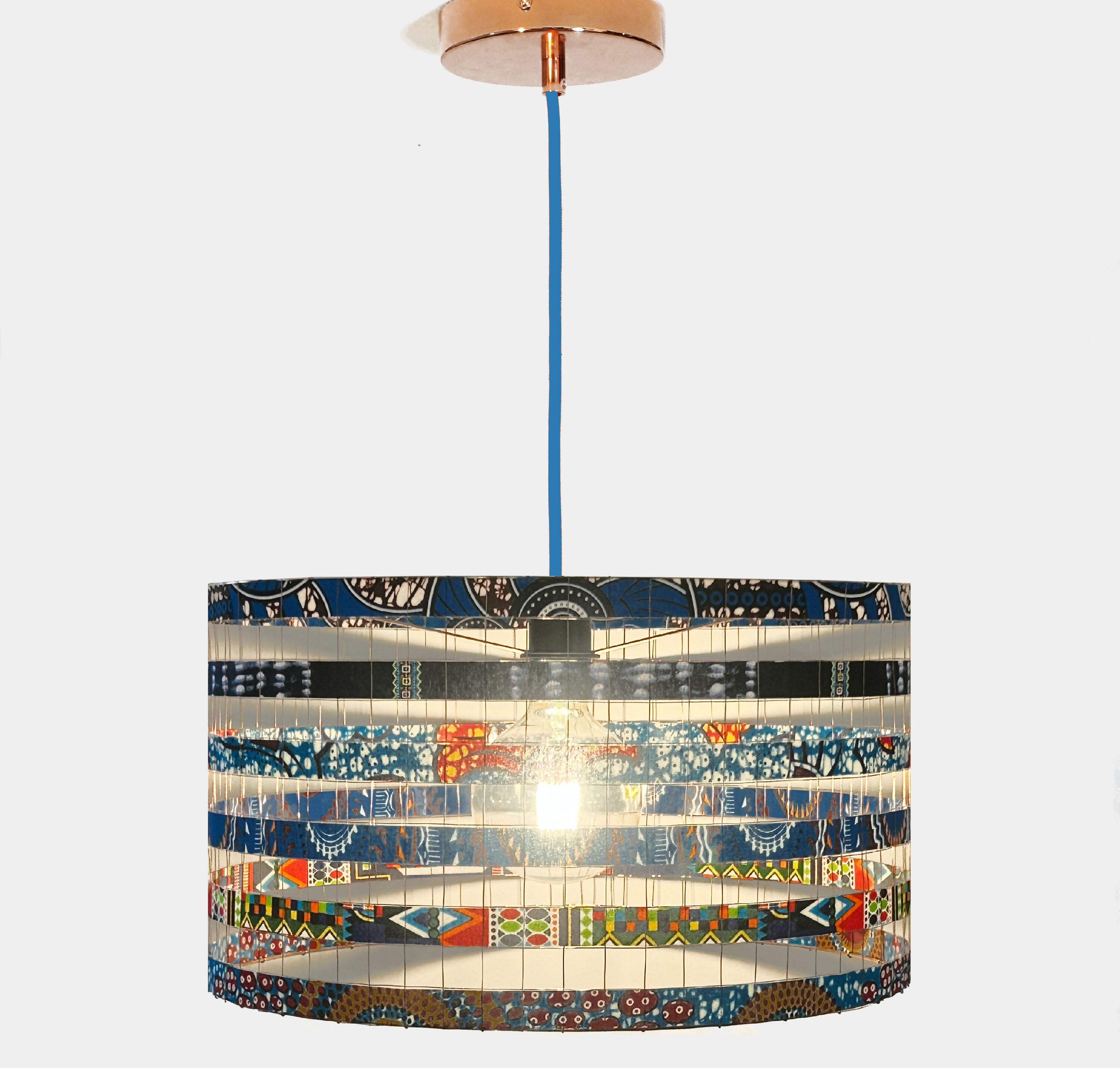 Suspension MÉGAWAX ø50cm bleu | EMPREINTES Paris