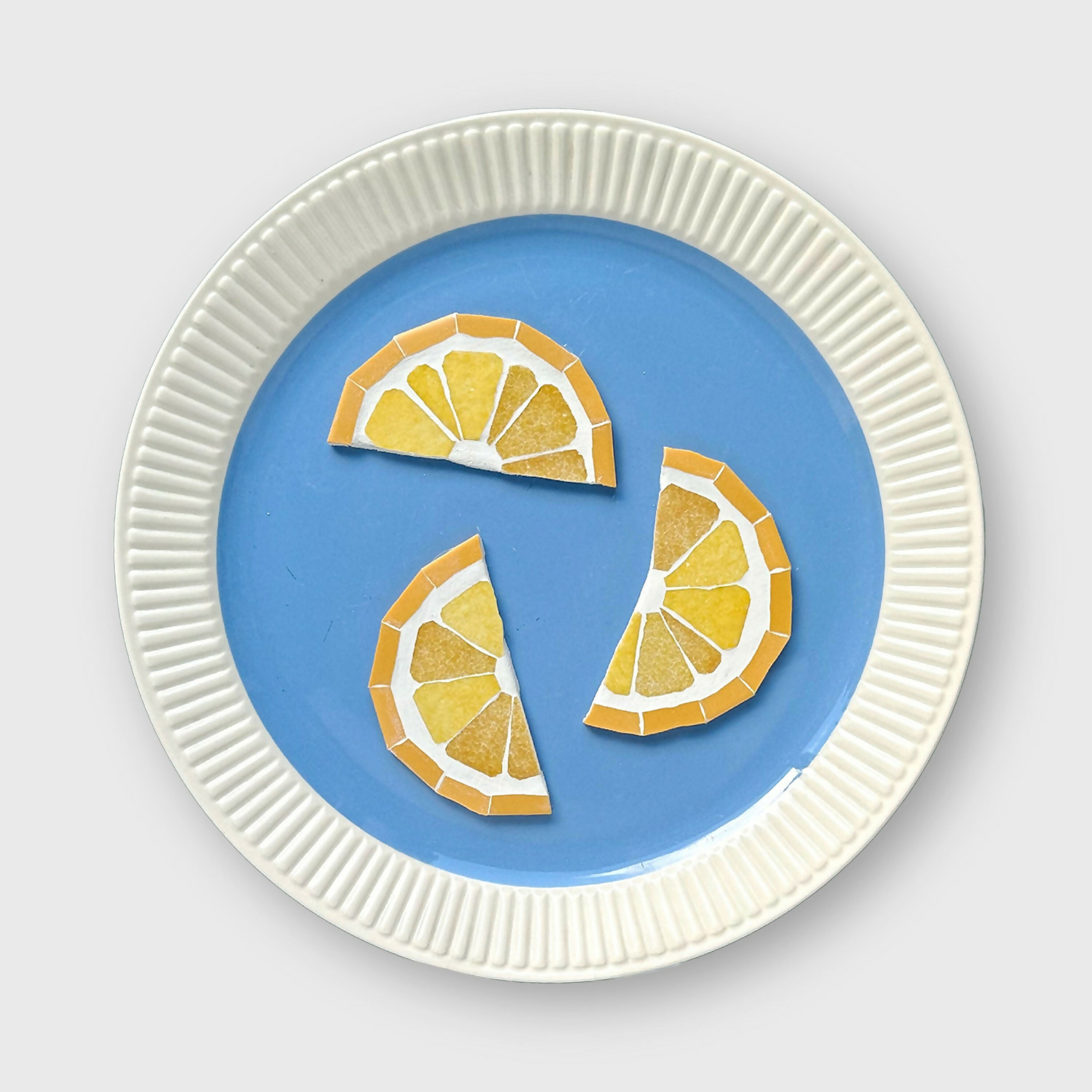 Assiette murale Trois citrons | EMPREINTES Paris
