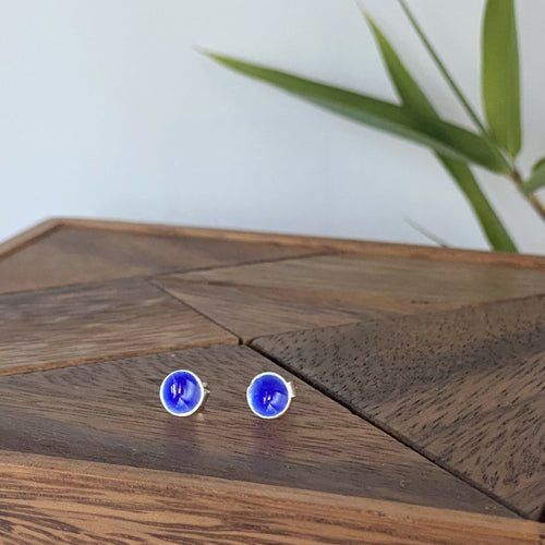 puces_doreilles_en_argent_fin_emaille_bleu_electrique_artyssia copie | EMPREINTES Paris - EMPREINTES Paris
