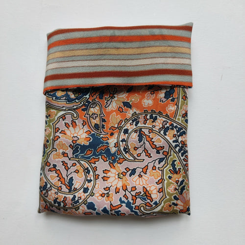 Pochette soie homme - cachemire stripe pastel | EMPREINTES Paris - EMPREINTES Paris