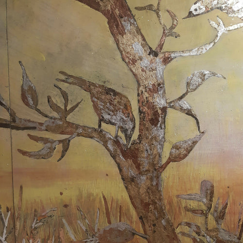 Œuvre murale - Panneau décoratif Oiseaux sur la branche | EMPREINTES Paris - EMPREINTES Paris