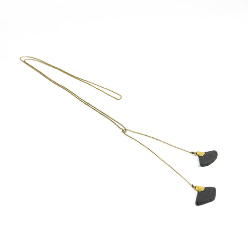 Sautoir HIME-MINI-GINKO 8 | EMPREINTES Paris - EMPREINTES Paris