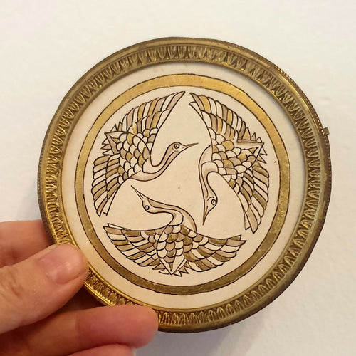 Enluminure Oiseaux persans | EMPREINTES Paris - EMPREINTES Paris