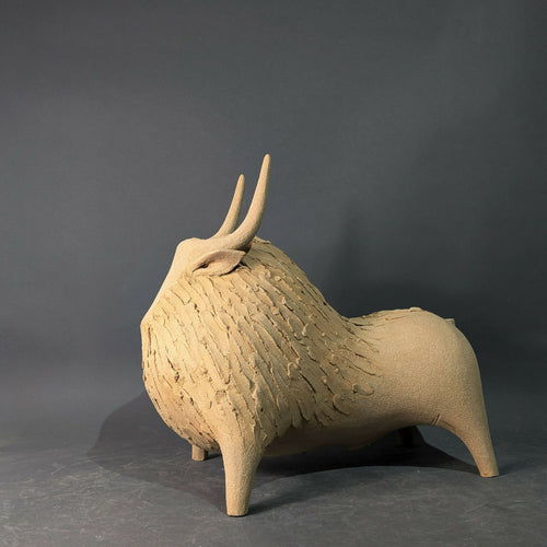 Sculpture Grand Taureau Roux Collection Classique | EMPREINTES Paris - EMPREINTES Paris